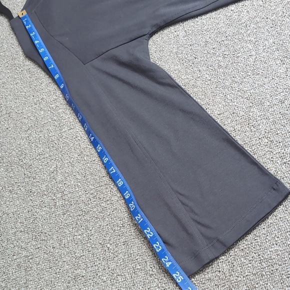 Eileen Fisher Organic-Cotton Jersey Round-Neck Dress Size Medium in Graphite - Picture 13 of 13